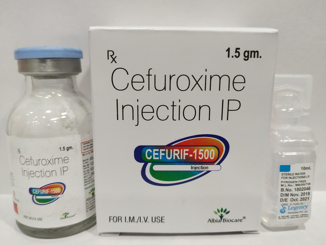 CEFURIF-1500  | Cefuroxime Sodium 1.5gm + WFI